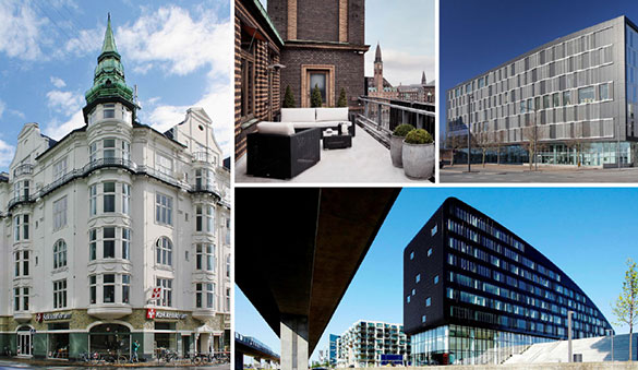 Denmark の Copenhagen と他の 21 都市のコワーキング