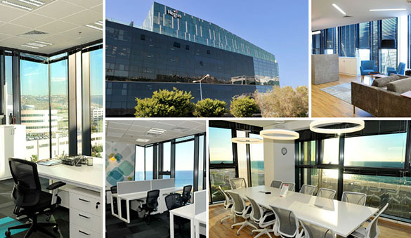 Rishon Lezion West以及以色列其他 23 個都市的共享型辦公空間