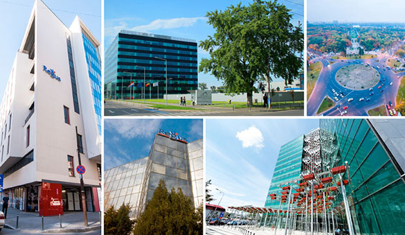 ルーマニア の Cluj-Napoca と他の 15 都市のオフィススペース