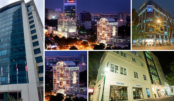 베트남의 Ho Chi Minh City 외 16개 도시의 가상 오피스