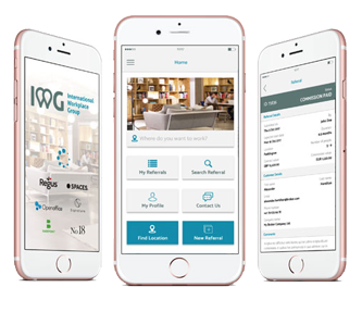 Manage your office space via the Regus App
