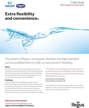 雷格斯容灾恢复服务达能案例